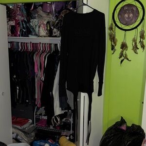 Blackmilk Black Long Sleeve Hoodie